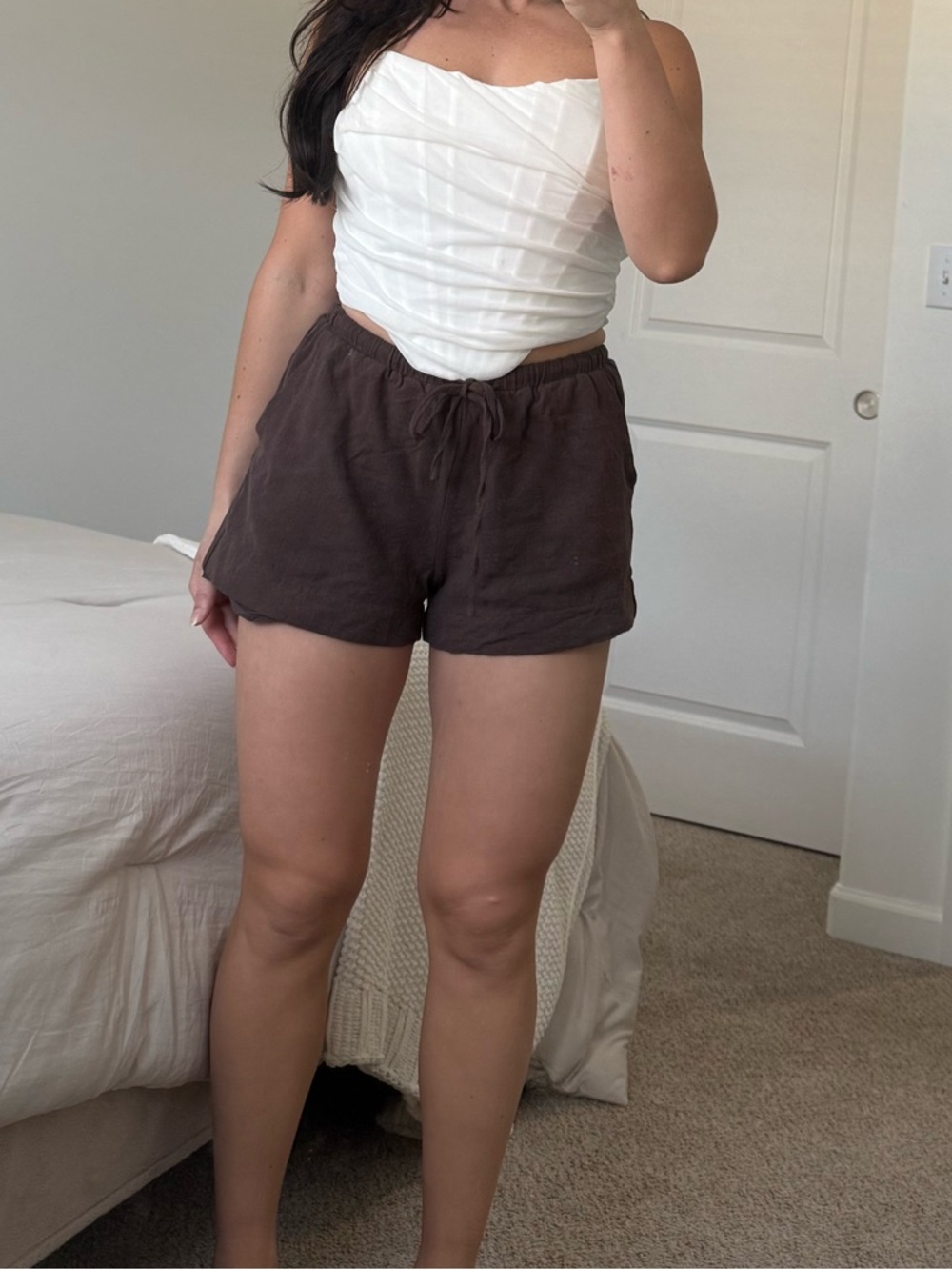 Showpo brown shorts